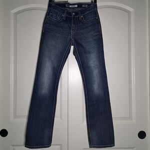 Buckle Men's BKE Asher 28x32 Dark Blue Cotton Jeans